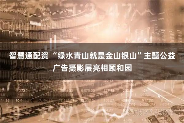 智慧通配资 “绿水青山就是金山银山”主题公益广告摄影展亮相颐和园